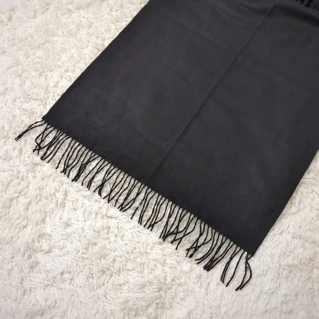 ✨ Beautiful condition✨Shawl, high-quality cashmere, 100%, Kyoto Western umbrella, black