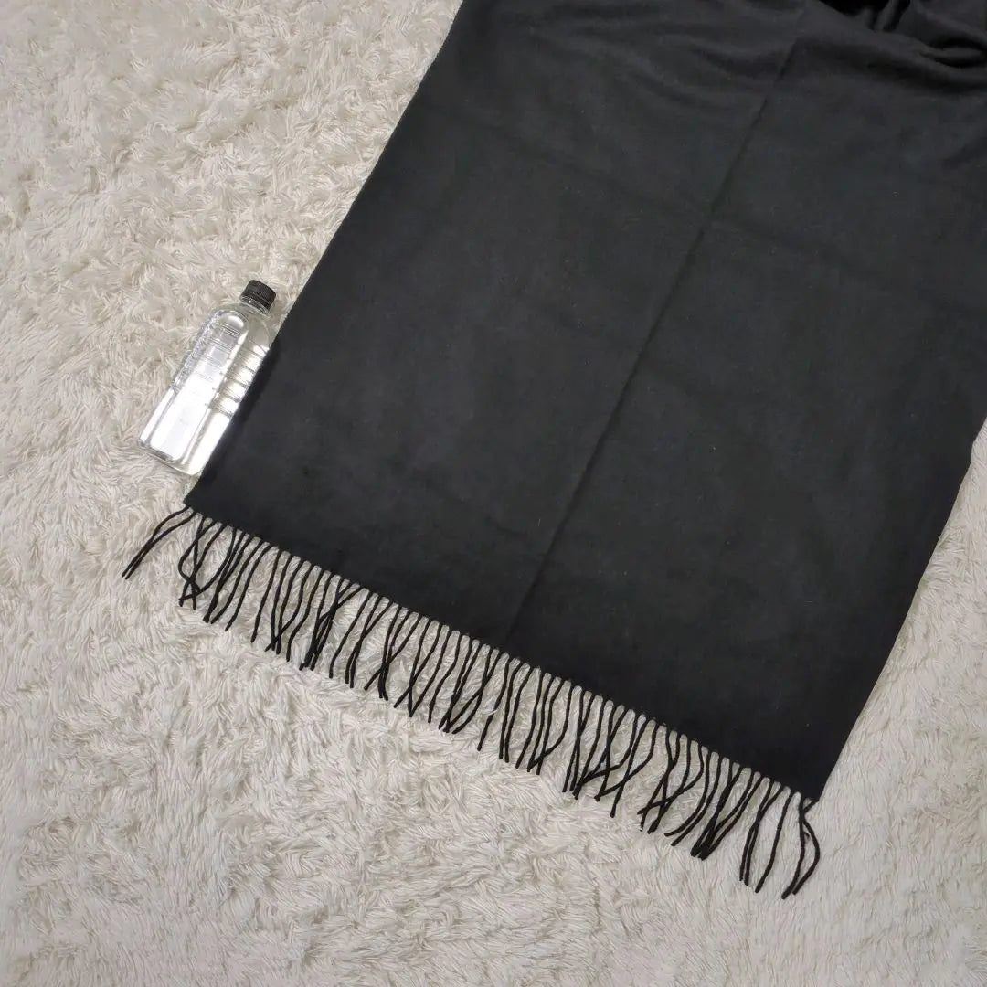 ✨ Beautiful condition✨Shawl, high-quality cashmere, 100%, Kyoto Western umbrella, black