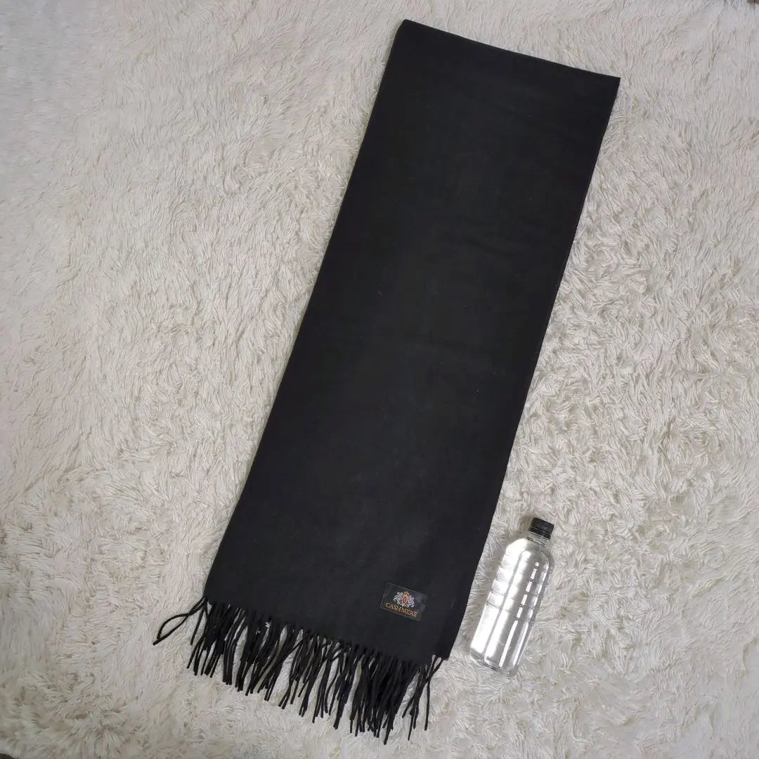 ✨ Beautiful condition✨Shawl, high-quality cashmere, 100%, Kyoto Western umbrella, black