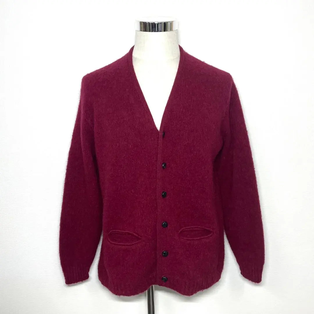 Beautiful condition 1950-60's USA "Sarly" long pile mohair cardigan