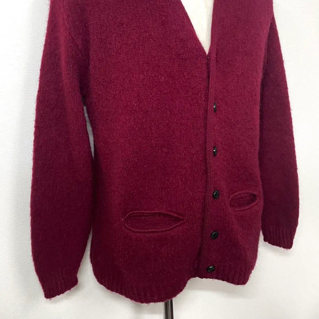 Beautiful condition 1950-60's USA "Sarly" long pile mohair cardigan