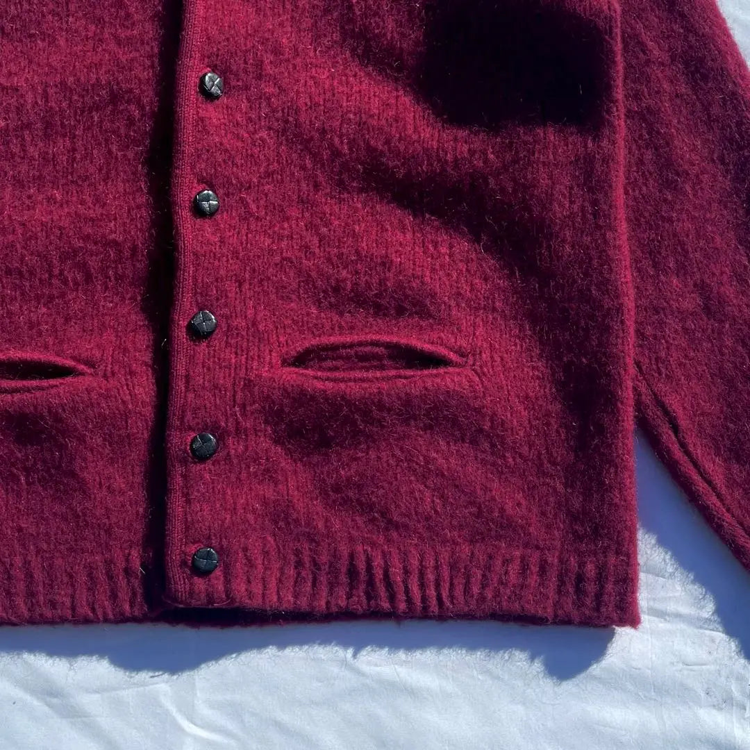 Beautiful condition 1950-60's USA "Sarly" long pile mohair cardigan