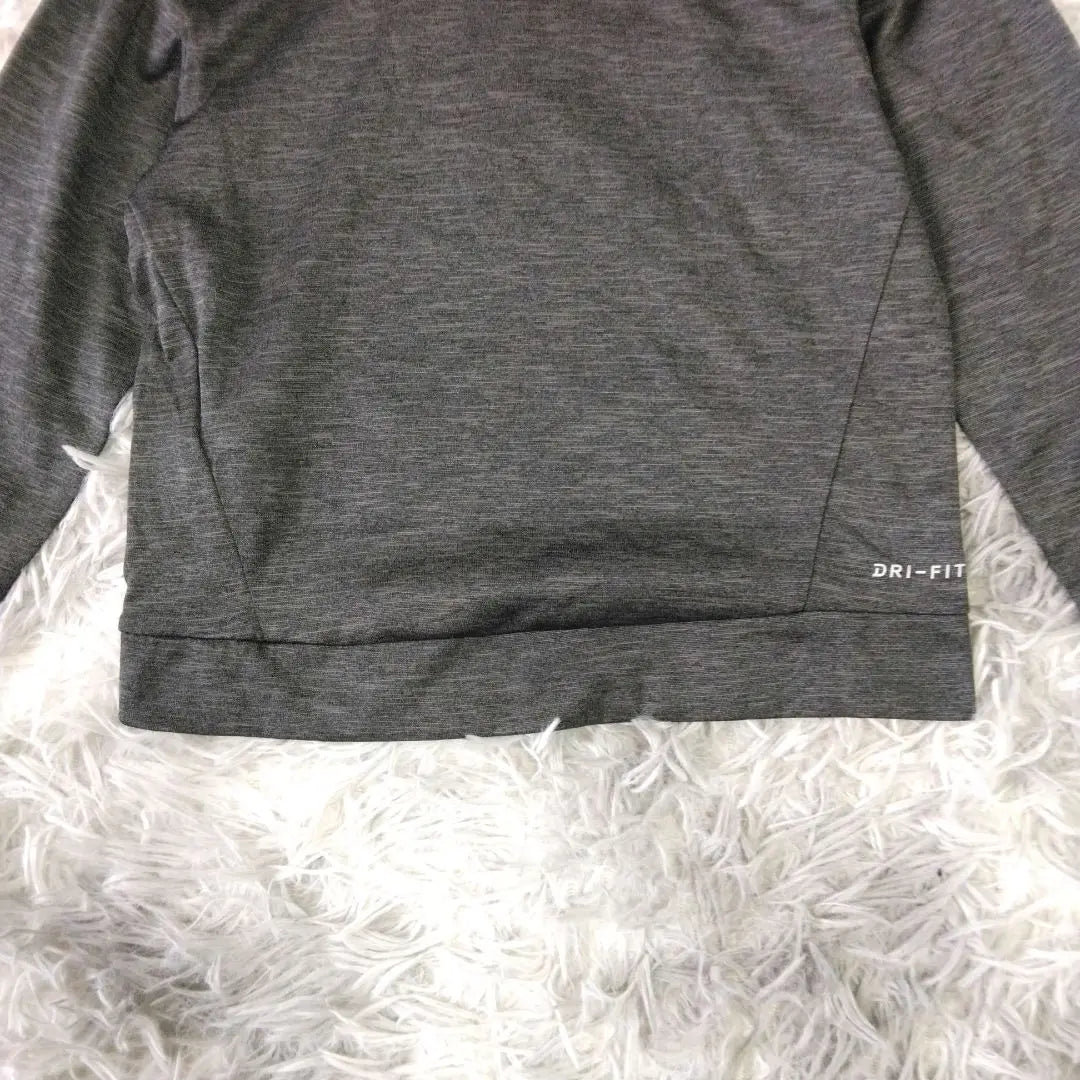 Hermosa condición ✨【NIKE】 Ropa para niños Camiseta de manga larga negra (90-96 cm) Dry Fit