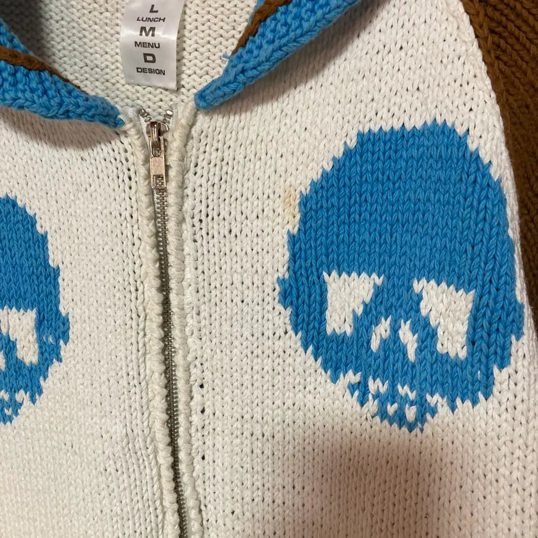 Skull knit Y2K cowin