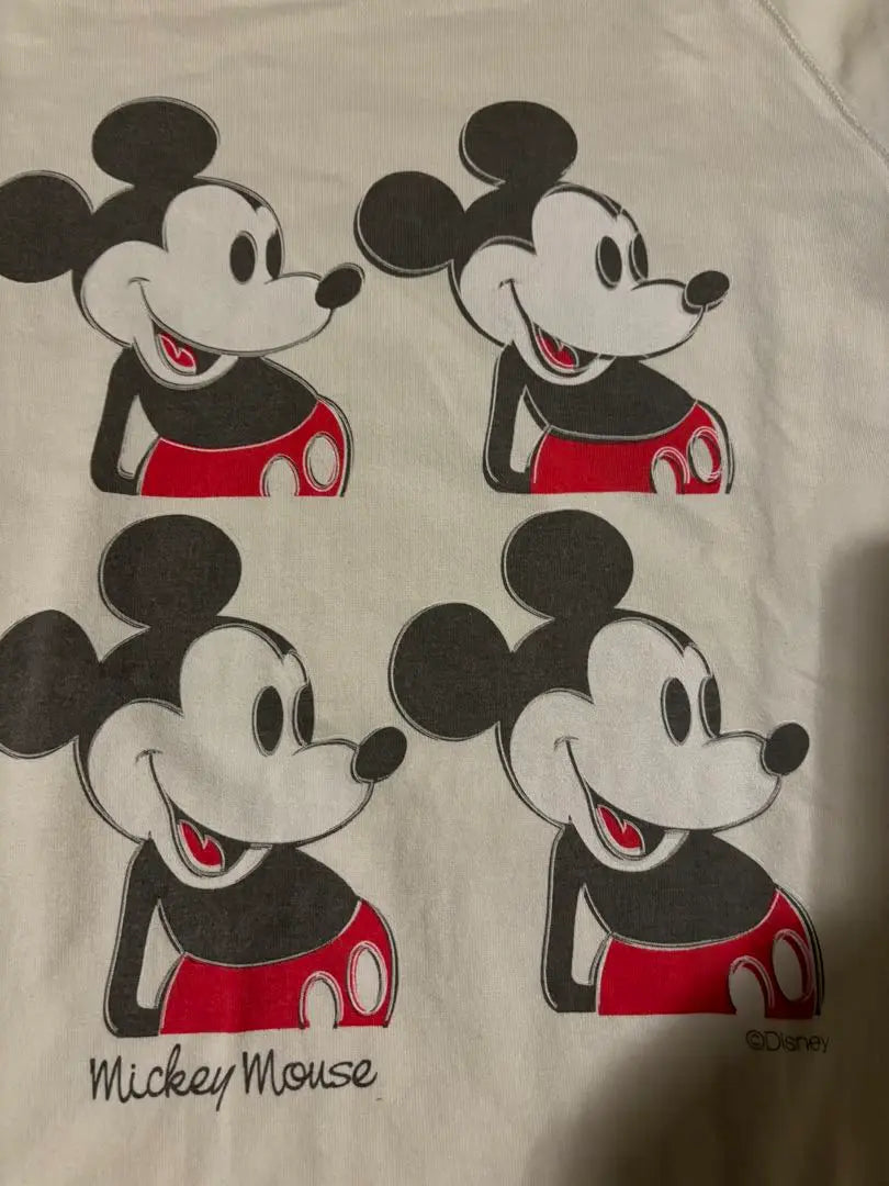 Camiseta súper rara de Mickey Mouse de Andy Warhol de Disney de los años 90