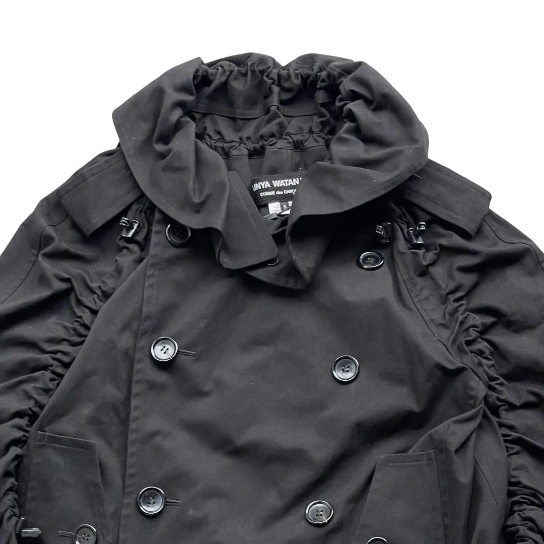 Junya Watanabekom Degarson short trench coat draw cord | ジュンヤワタナベコムデギャルソン　ショートトレンチコート　ドローコード