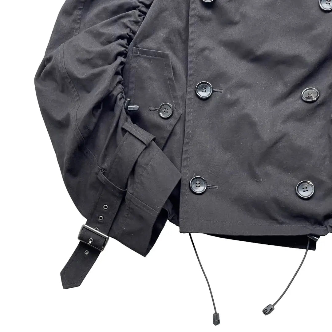 Junya Watanabekom Degarson short trench coat draw cord | ジュンヤワタナベコムデギャルソン　ショートトレンチコート　ドローコード