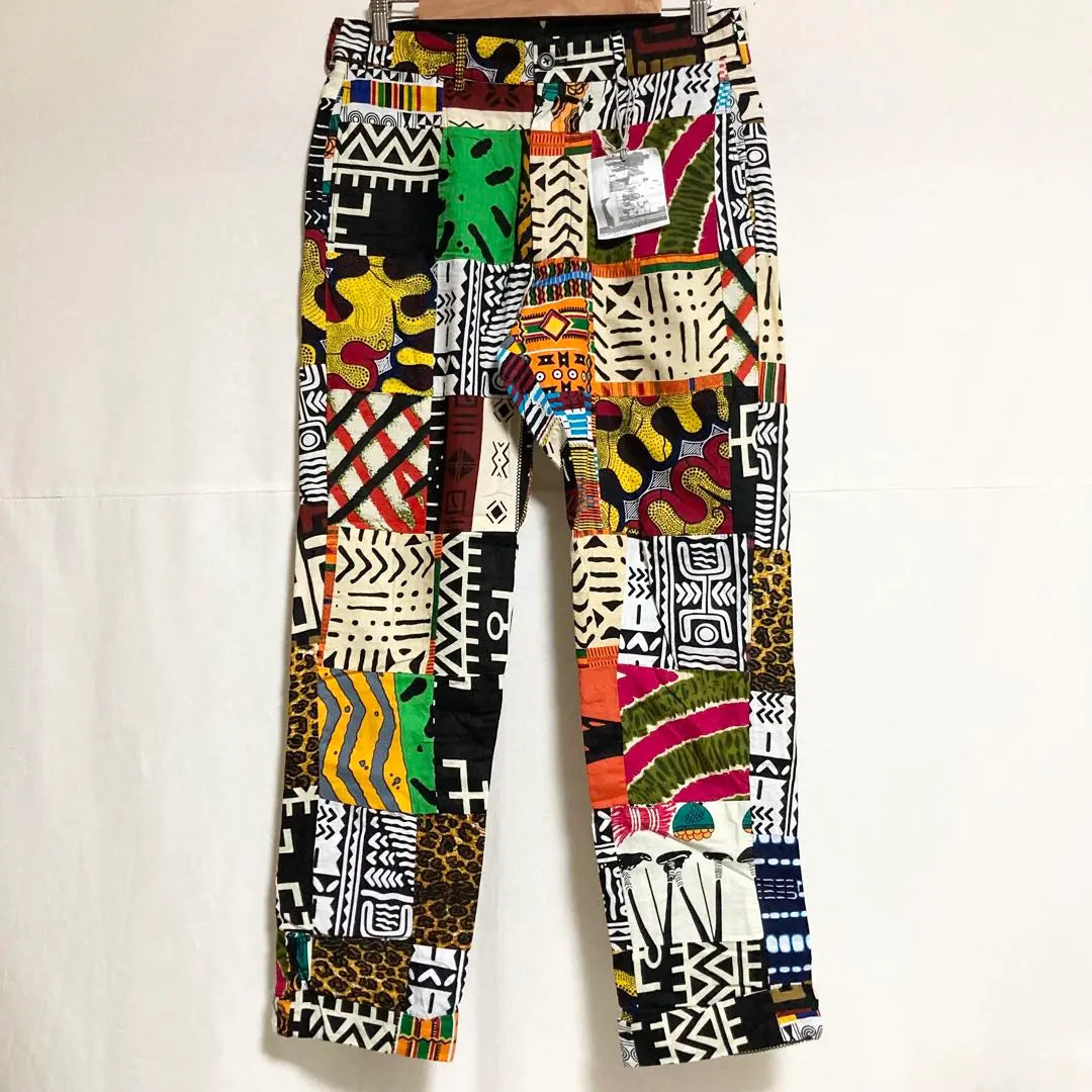 Size 32! EngineeredGARMENTS African patchwork pants