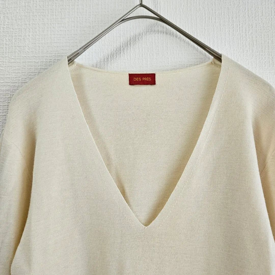 ⭐Good condition⭐DES PRÉS Tomorrowland Long Sleeve Blouse Wool