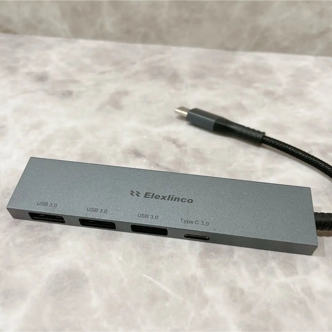 ✨ Quedan 2✨ Hub USB3.0 Ultra Slim de 4 puertos gris azulado