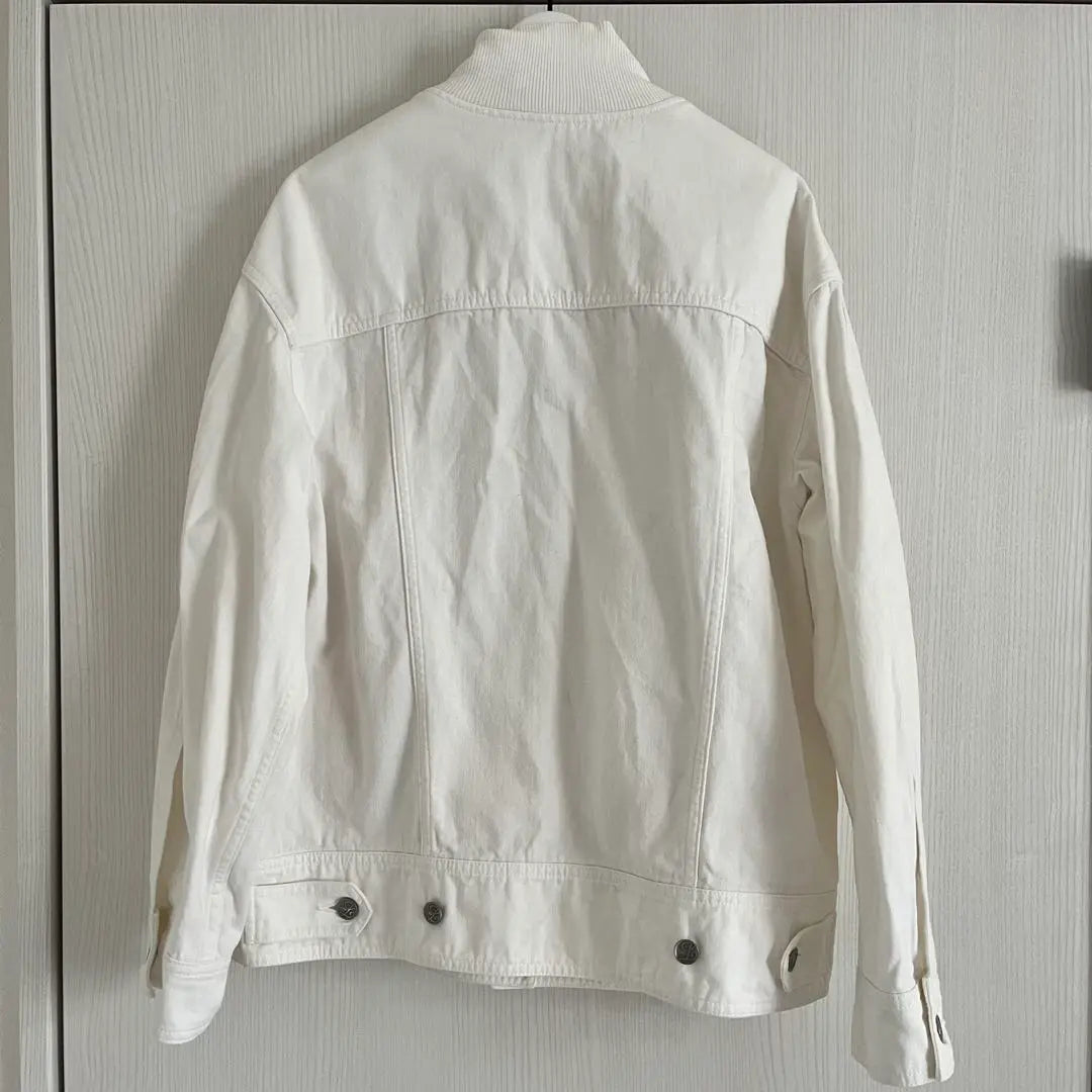 LE CIEL BLEU White Denim Jacket Blouson | LE CIEL BLEU ルシェルブルー ホワイトデニムジャケット ブルゾン