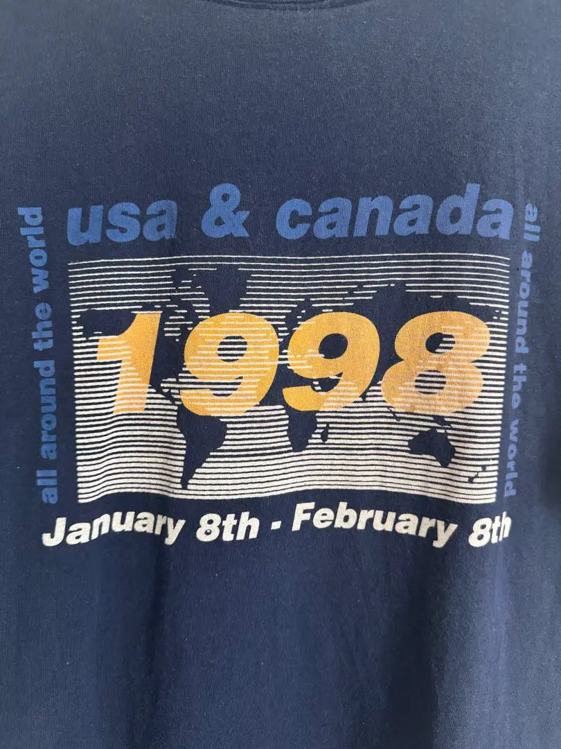 oasis 1998年 Camiseta de la gira por Estados Unidos y Canadá