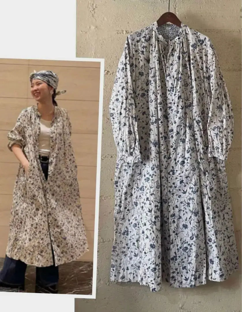 New 45R High-quality flower tappet dress sold out item for a loose jacket 68,200 yen