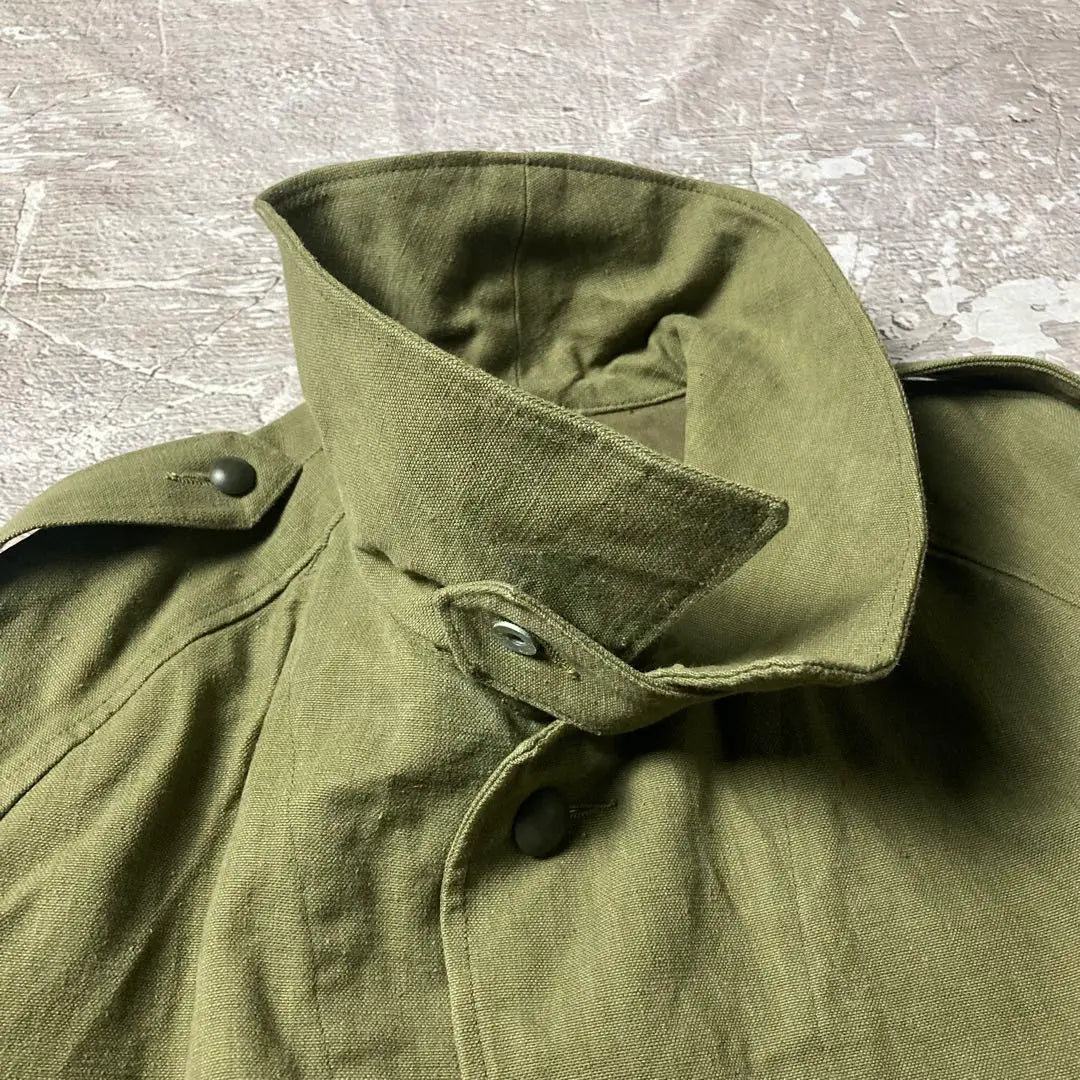 Actual 40s Vintage French Army M35 Motorcycle Coat Military