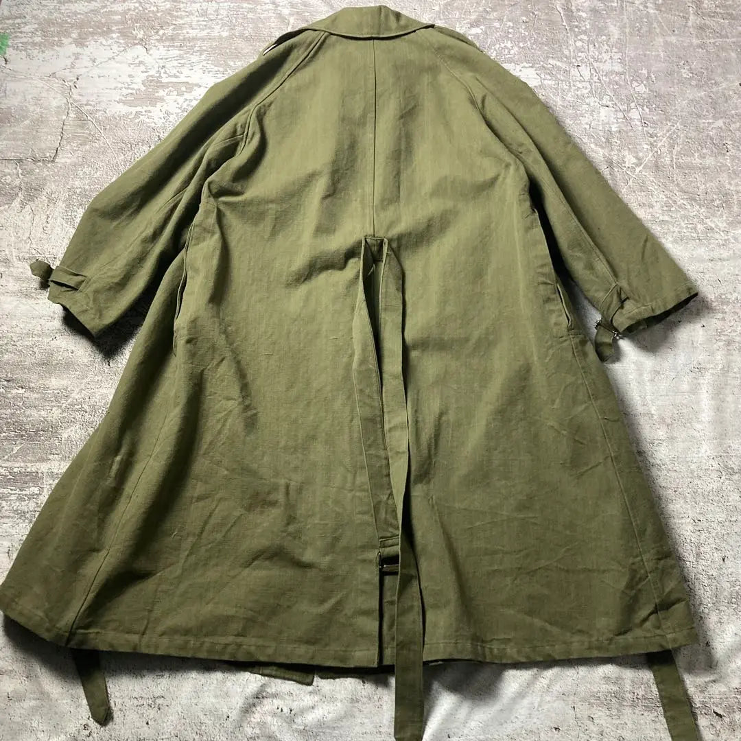 Actual 40s Vintage French Army M35 Motorcycle Coat Military