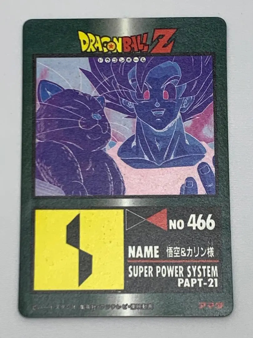 Dragon Ball Z Super Saiyan Son Goku & Karin No. 466 Card