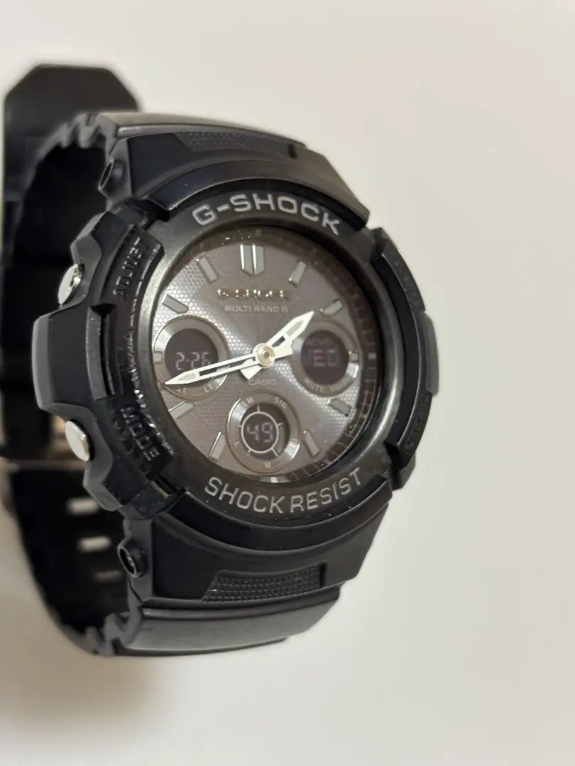 CASIO G-SHOCK AWG-M100B Black Radio Solar