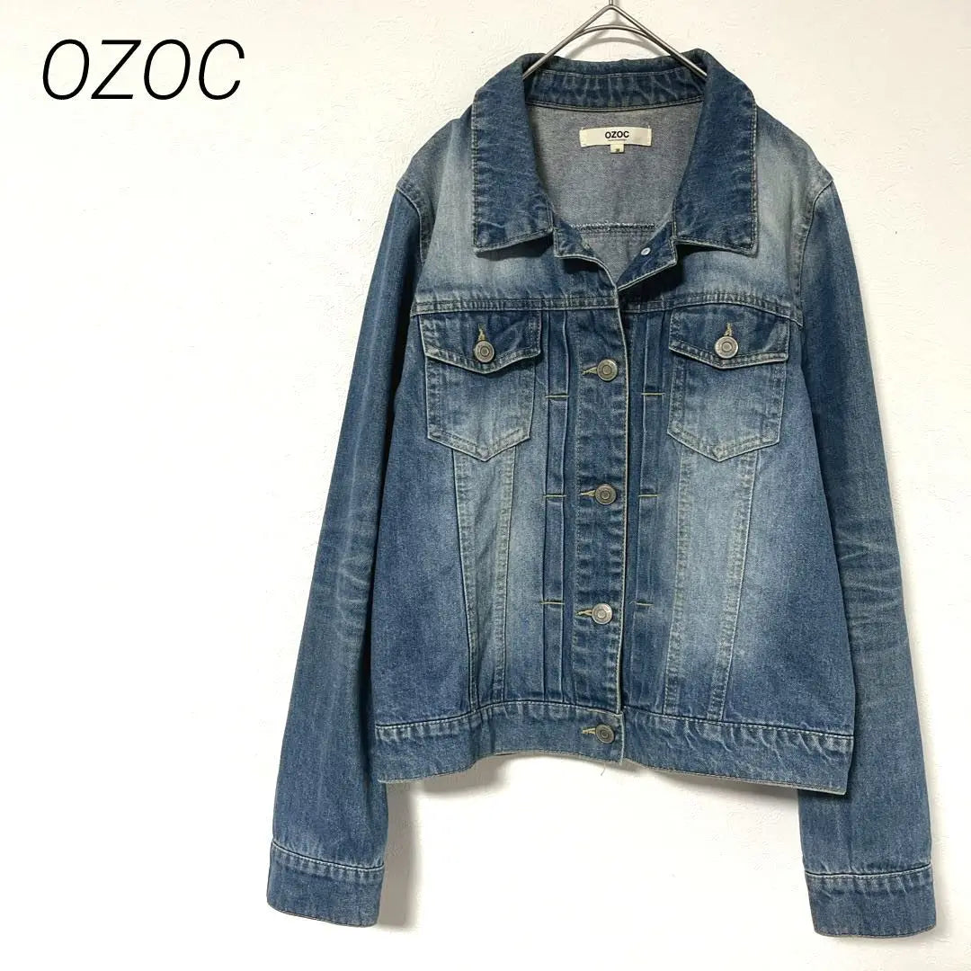 a4583★Ozock★Denim Jacket G Jean Blue Casual School M