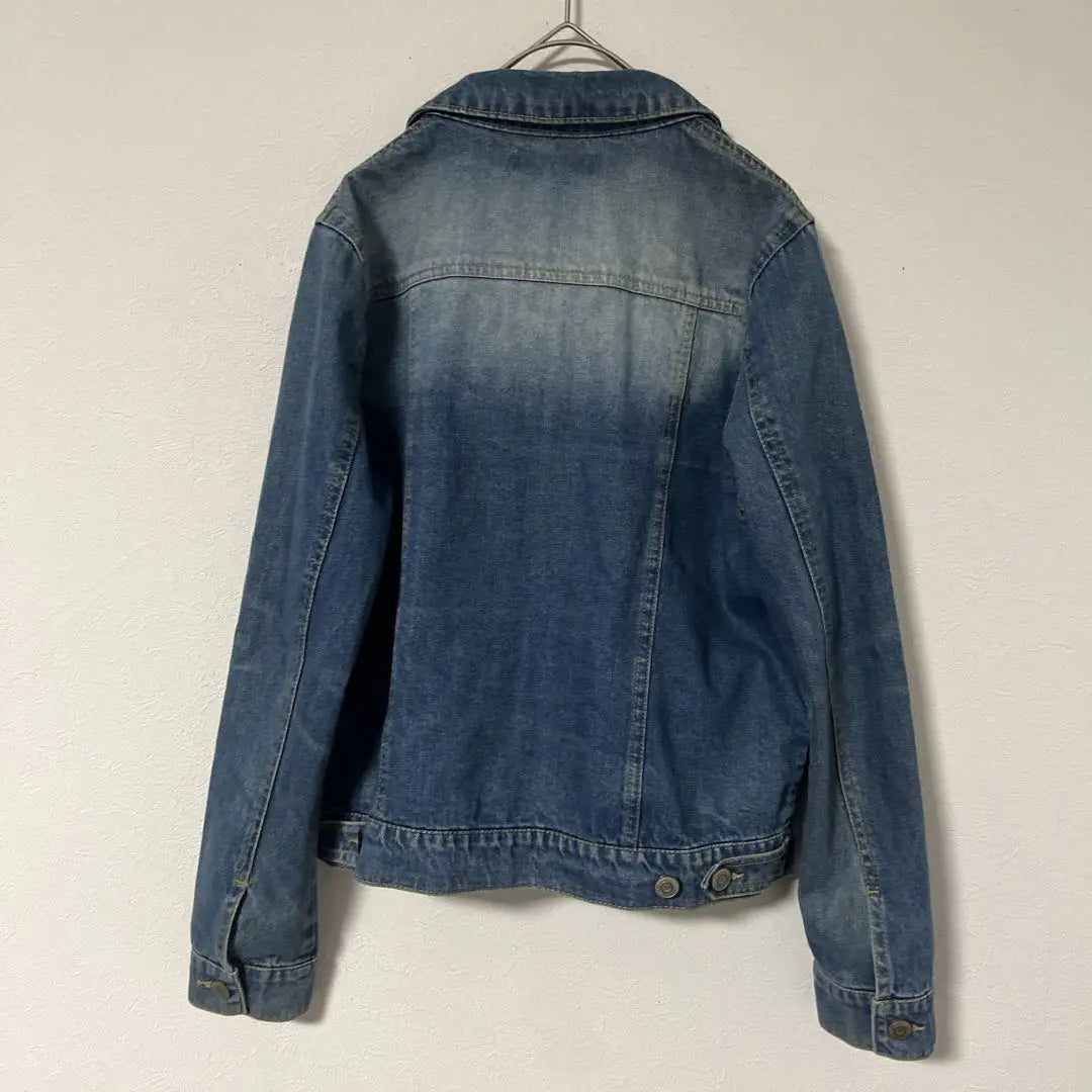 a4583★Ozock★Chaqueta vaquera G Jean azul informal escolar M