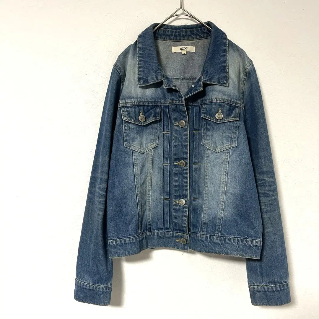 a4583★Ozock★Denim Jacket G Jean Blue Casual School M