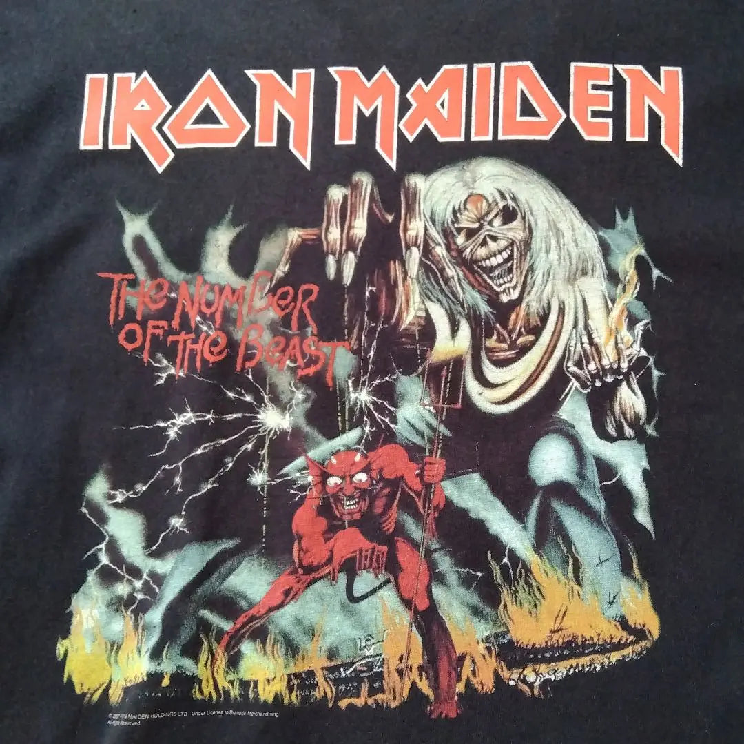 Camiseta anti-Haines de Iron Maiden de los años 00 para hombre talla L