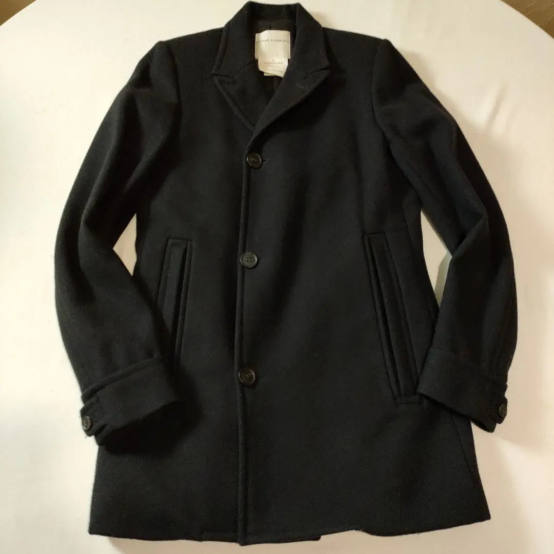 Stephen Schneider Black Chester Coat Jacket Martin Margiela