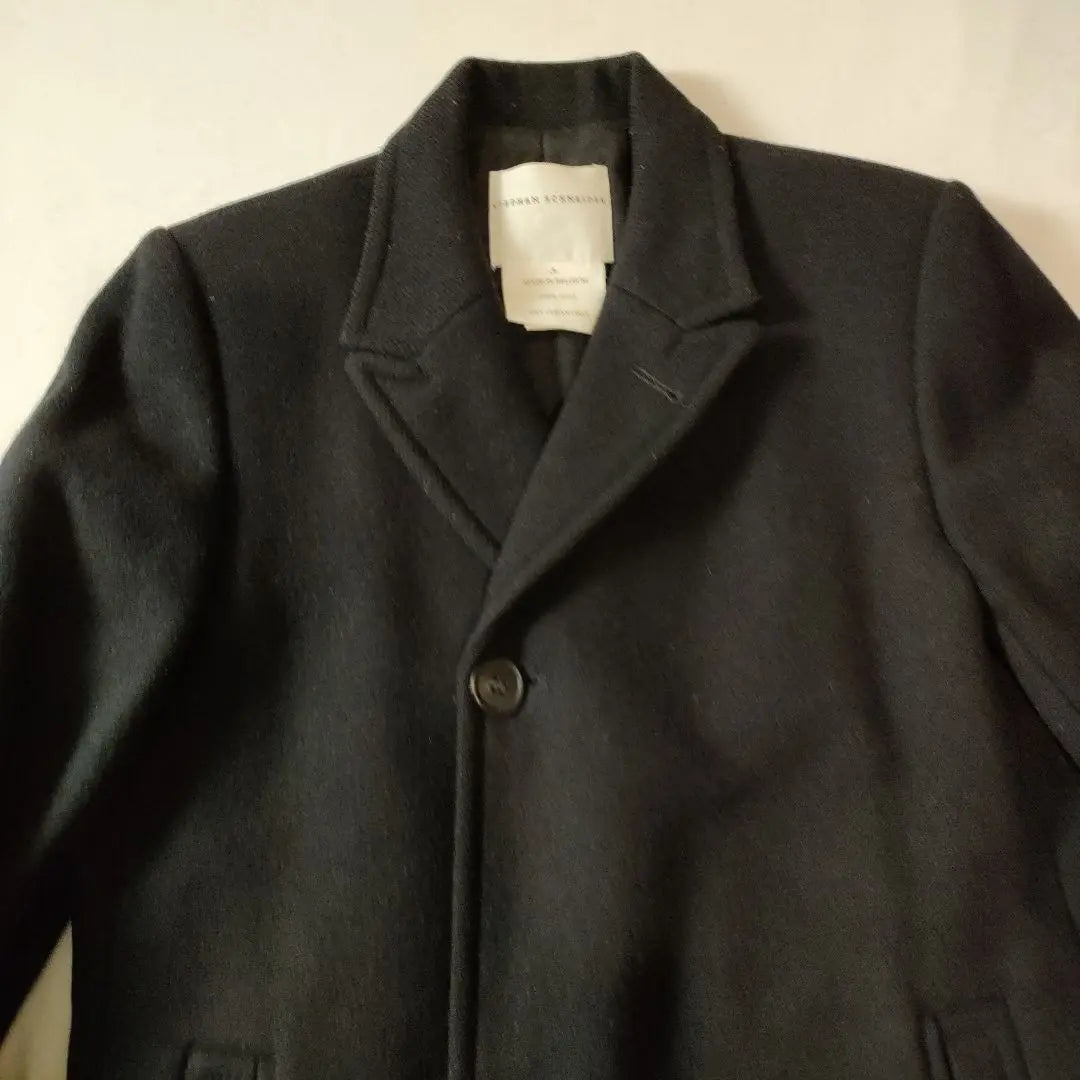 Stephen Schneider Black Chester Coat Jacket Martin Margiela