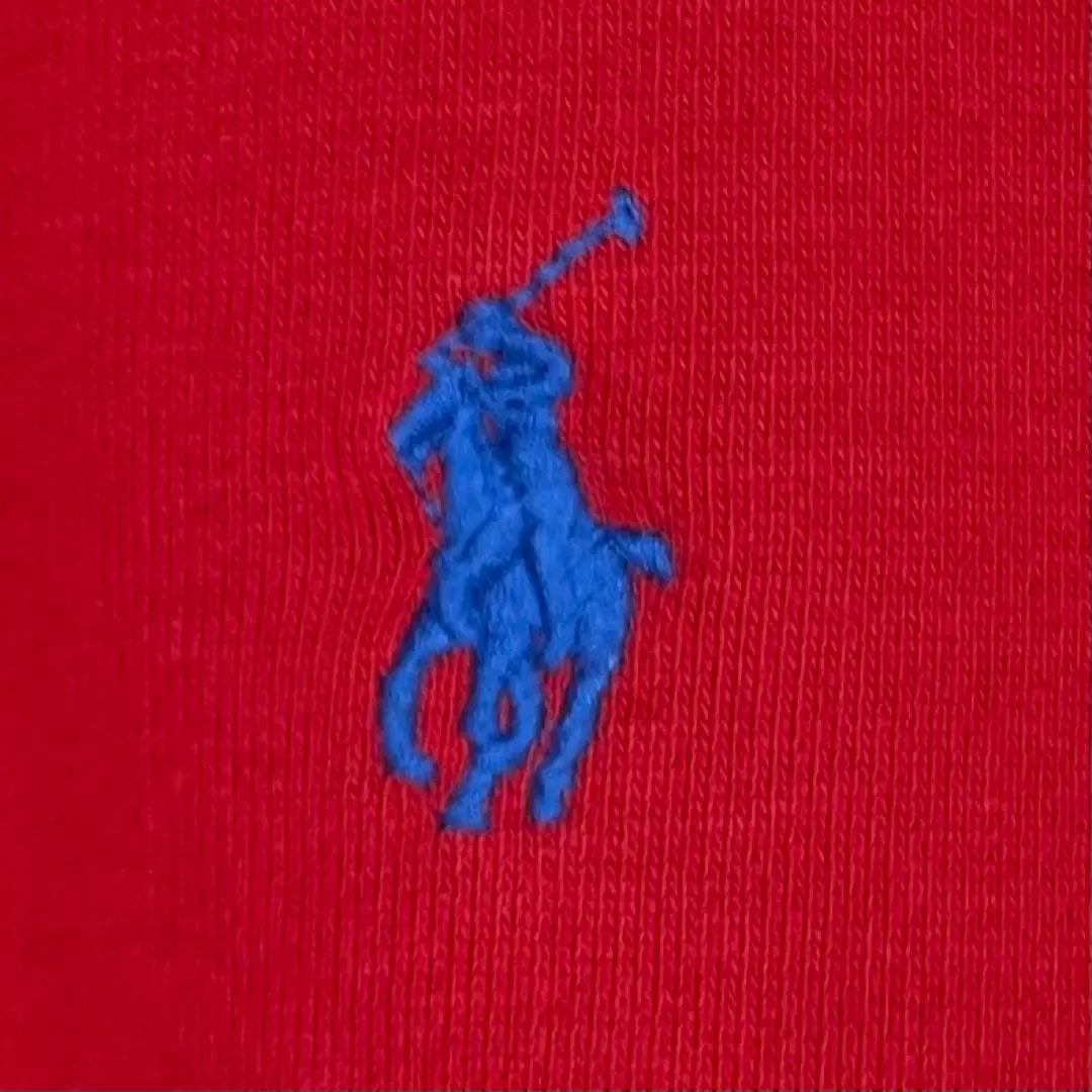 ☆Rare☆Large size☆Polo Ralph Embroidered Pony Fleece-lined Sweatshirt 3XB Red