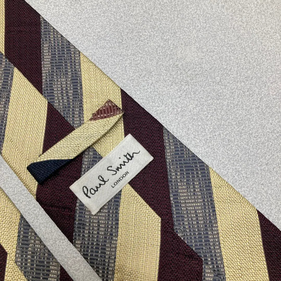 Unused Paul Smith Tie 1-76 Regimental Belt Wallet Suit