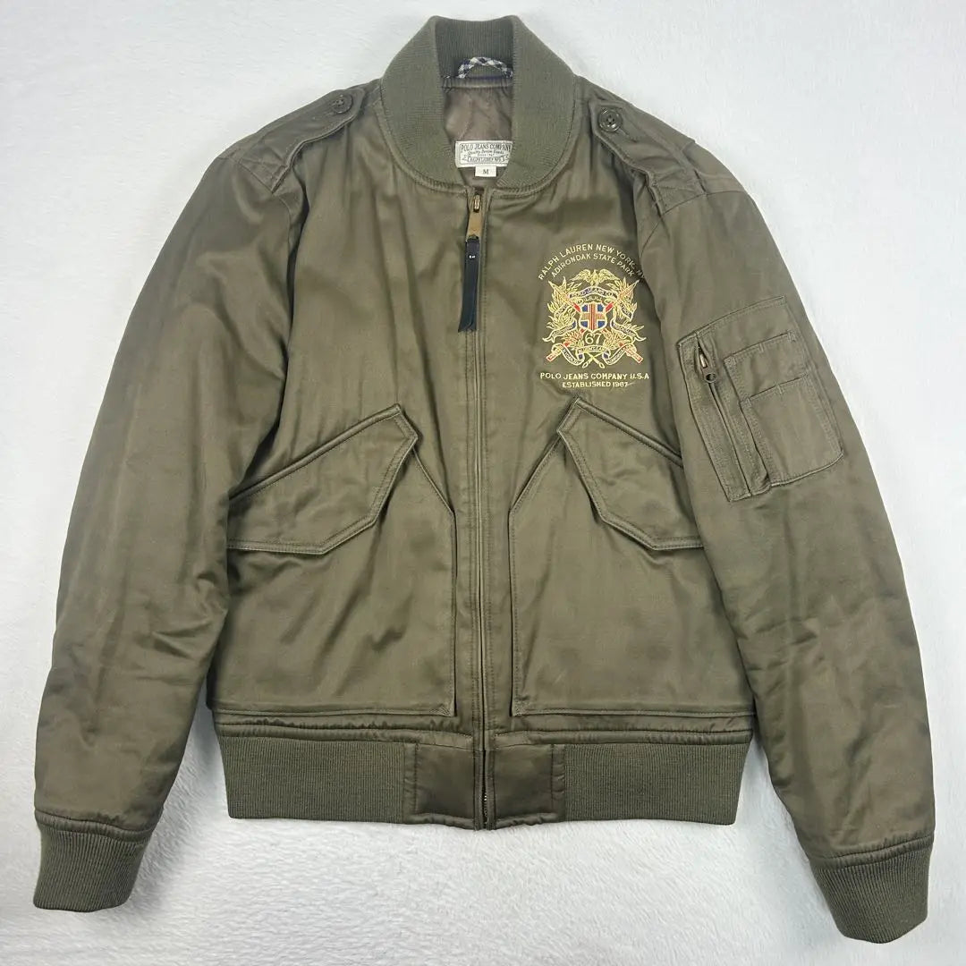 b845 [POLO JEANS COMPANY] Flight Jacket M Free Shipping