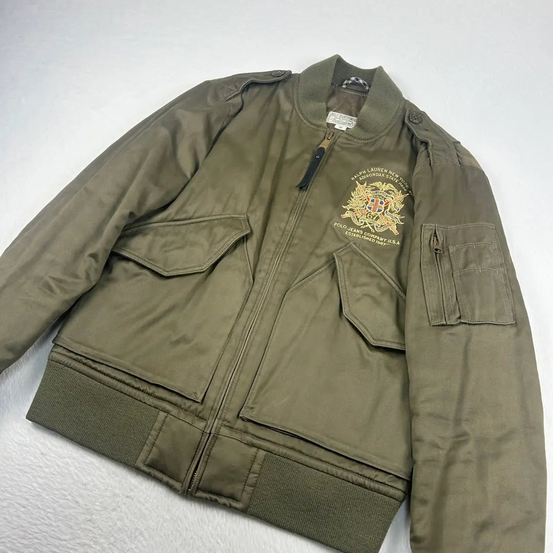 b845 [POLO JEANS COMPANY] Flight Jacket M Free Shipping