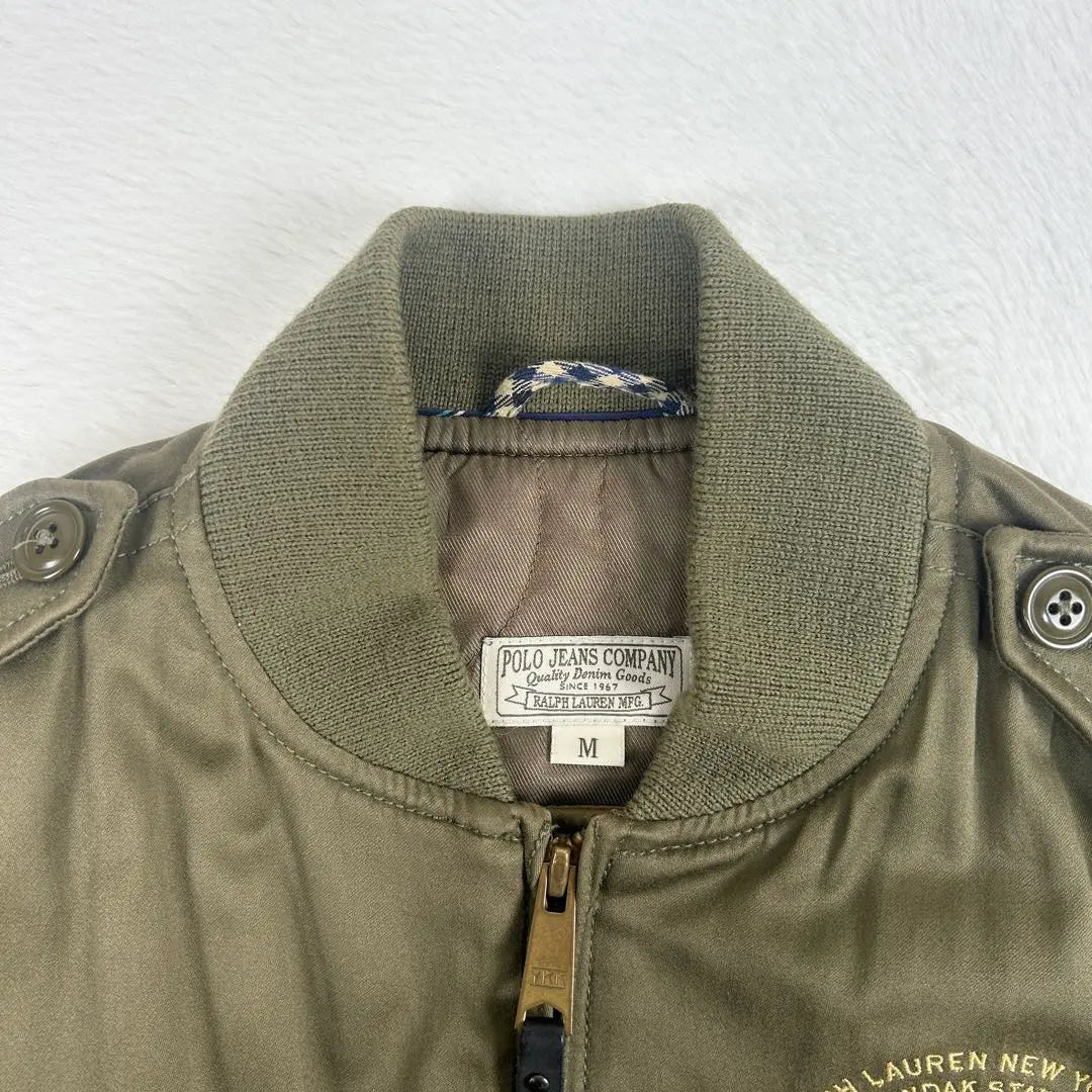 b845 [POLO JEANS COMPANY] Flight Jacket M Free Shipping