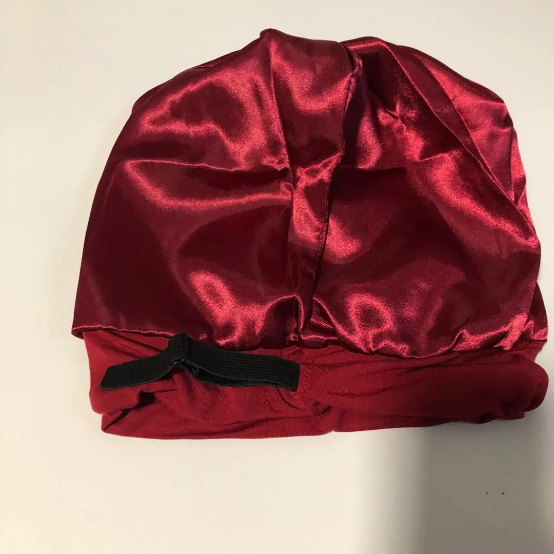 Gorro de dormir para mujer, hombre, primavera, verano, otoño, gorro de cuidado, color rojo vino