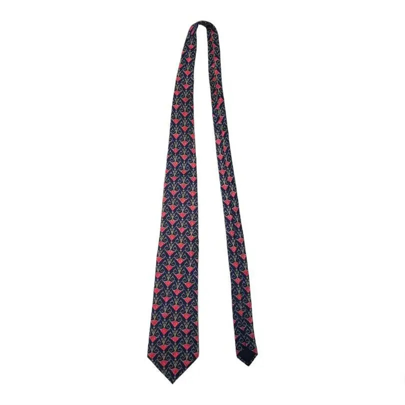 LANVIN Silk Tie Paris All-over Pattern Paris