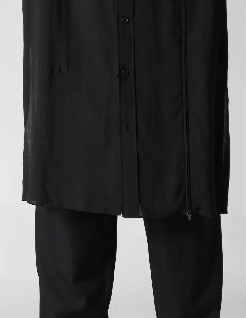 25SS YOHJI YAMAMOTO POUR HOMME Camisa de celulosa | 25ss Yohji Yamamoto POUR HOMME セルロースシャツ