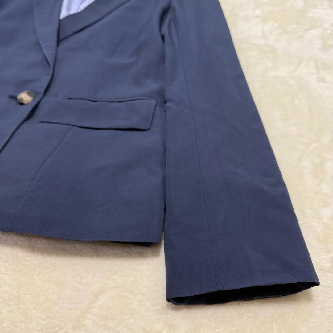 [Hears] Suit Tailored Jacket L Navy Breath Double Breathable