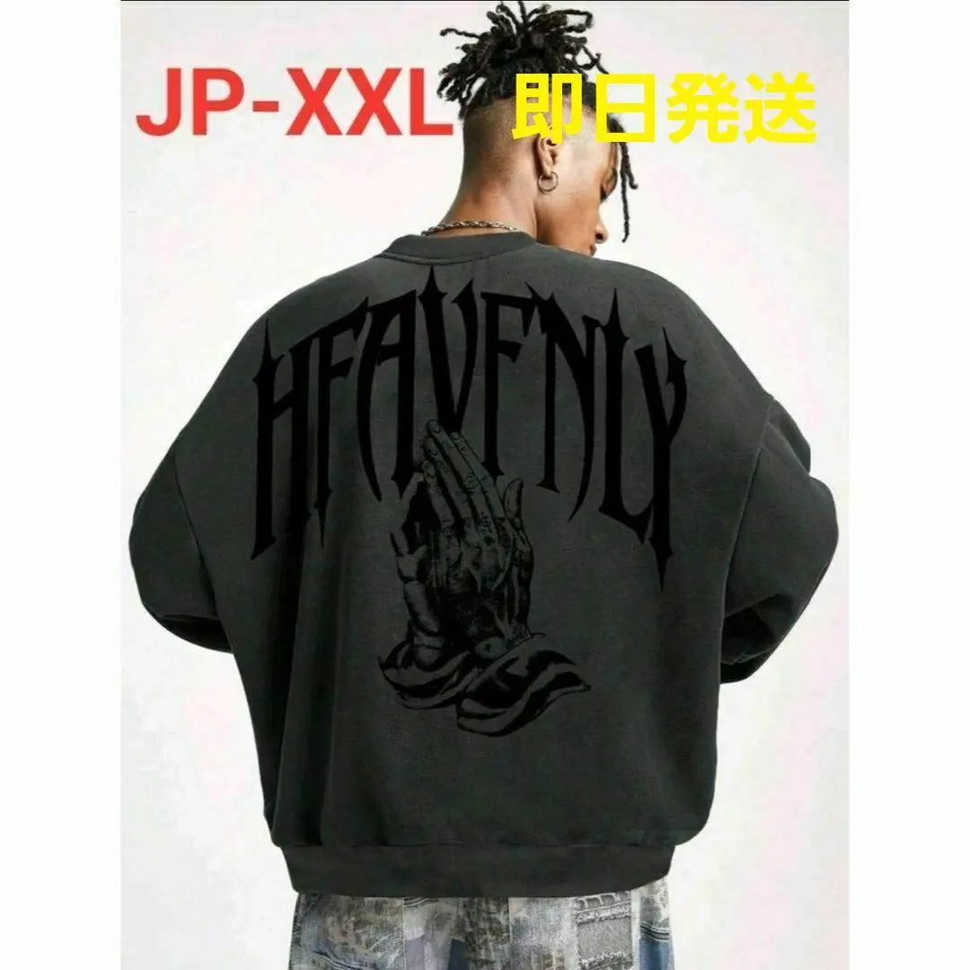 [Envío el mismo día] [JP-XXL] Parka tipo jersey con hombros caídos | 【即日発送】【JP-XXL】 ドロップショルダー プルオーバーパーカー