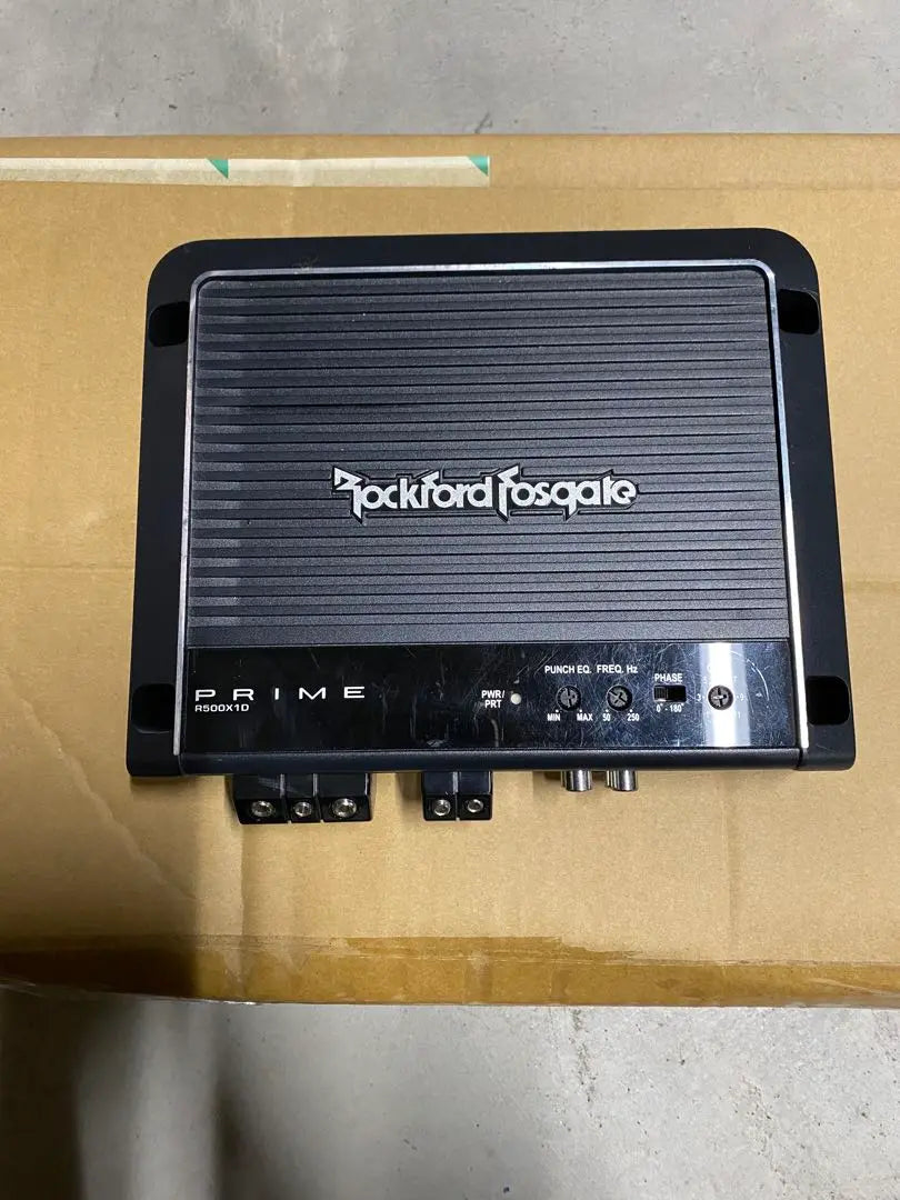 Amplificador Rockford Prime R500 × 1D Rockford Prime | ロックフォード プライム アンプ R500×1D Rockford PRIME