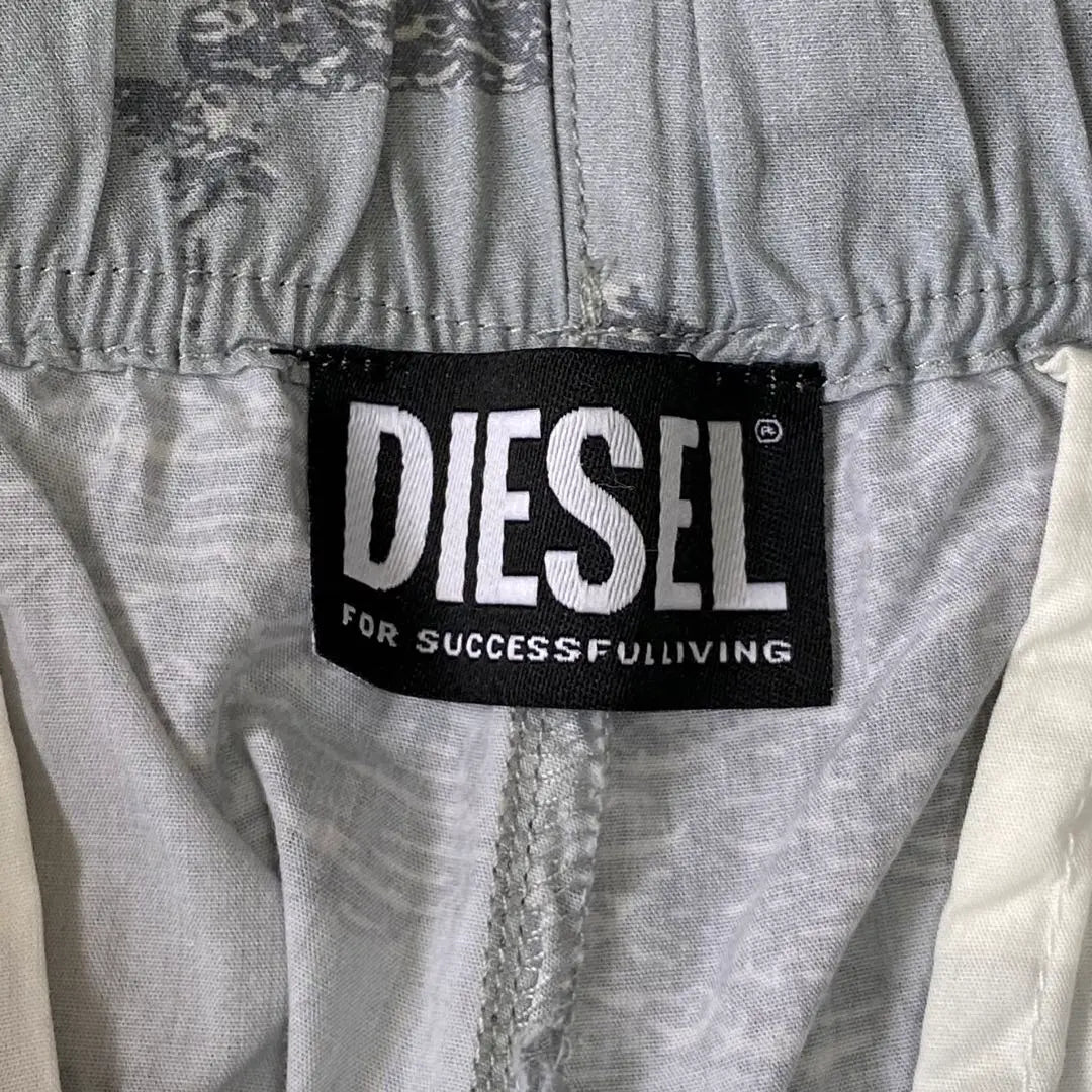 [Nueva etiqueta incluida] DIESEL P-FERGY-E Pantalón con estampado integral 46 gris