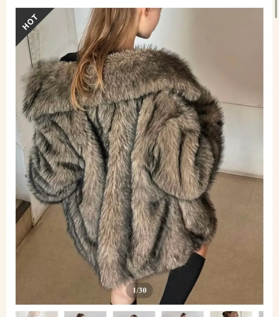 Sale Treat Ürself fox fur coat