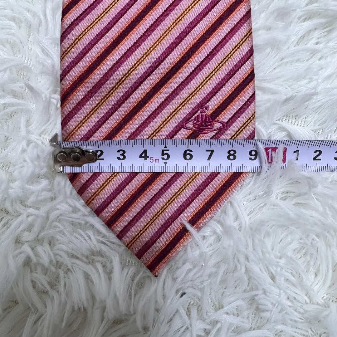 Vivienne Westwood Check Tie Orb Embroidered Silk