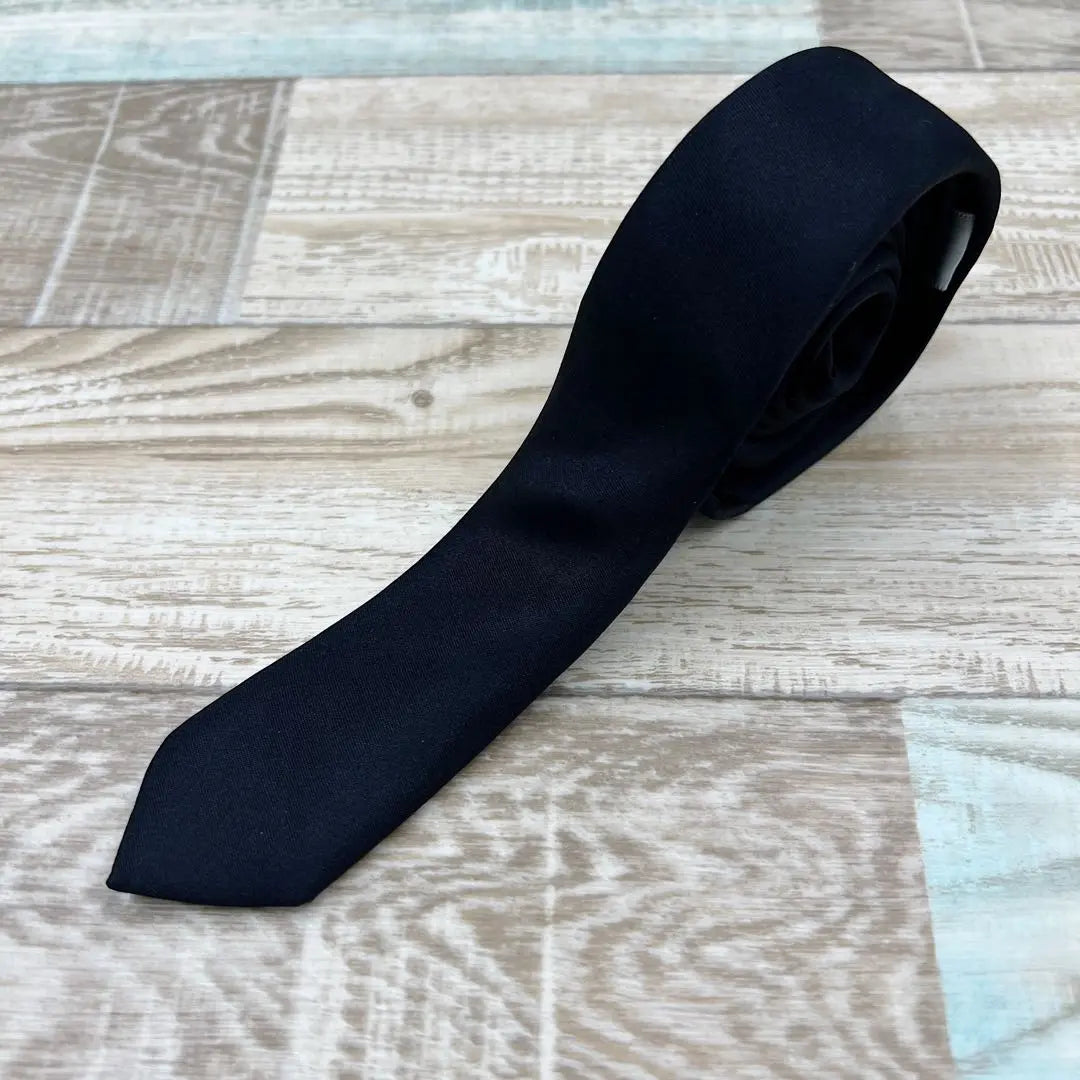 Dior tie solid tie black high brand luxury silk