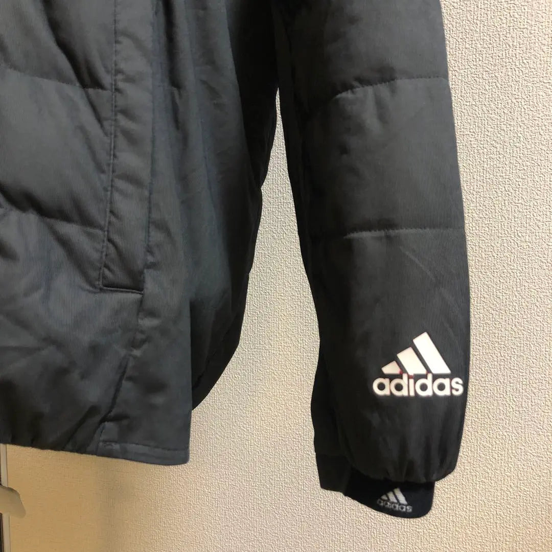 Adidas Golf Double Zip Down Jacket Gray XO Size