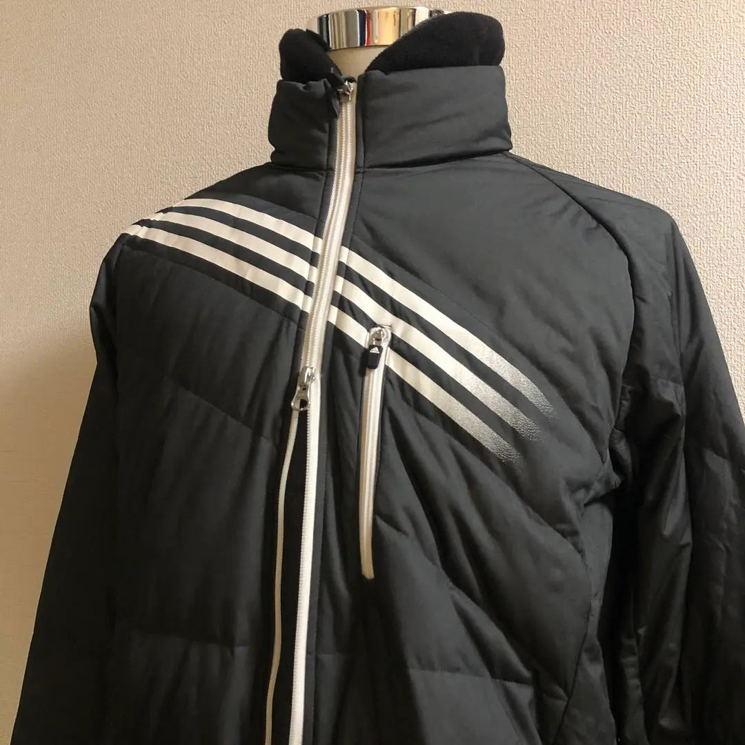 Adidas Golf Double Zip Down Jacket Gray XO Size