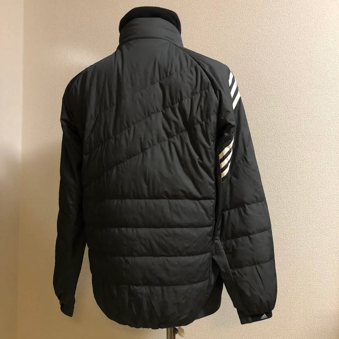 Adidas Golf Double Zip Down Jacket Gray XO Size