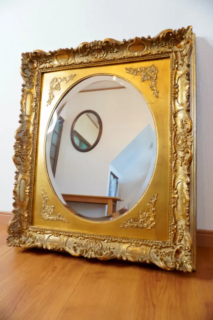 Made in Italy Vintage Mirror Gold Decoration Wall Mirror