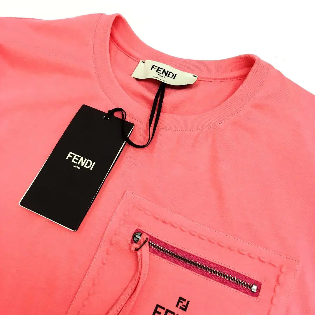 Nueva camiseta de manga corta FENDI FS7389 ANQS F1K9Y talla XS