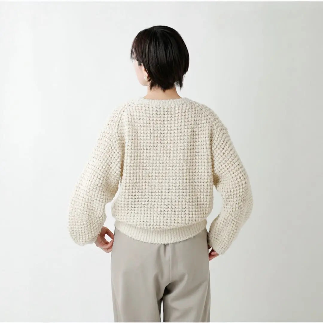 Sold out ⭐︎unfil cotton chunky waffle knit sweater