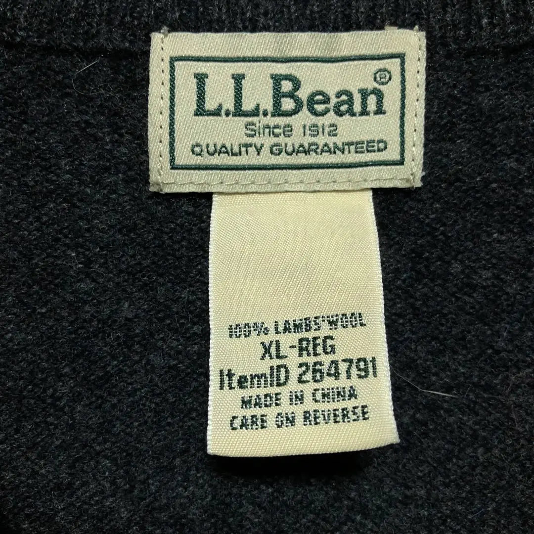 LL Bean Wool Vest Knit Size XL NC230