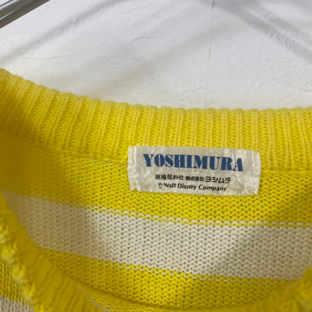 60 rare! Loose size Yoshimura Disney Mickey Knit | 60 希少！　ゆったりサイズ　ヨシムラ　Disney ミッキー ニット